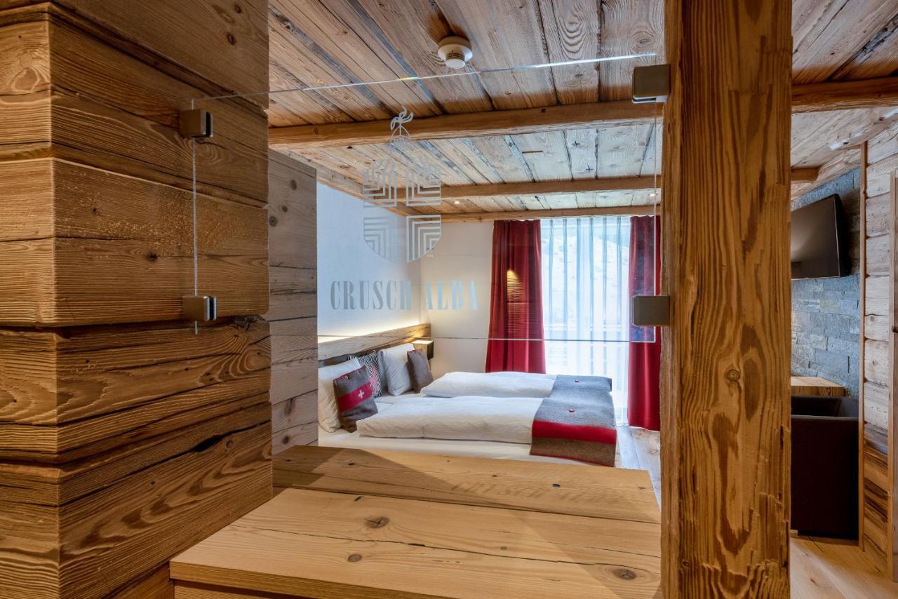Hotel Crusch Alba Swiss Lodge זרנץ מראה חיצוני תמונה